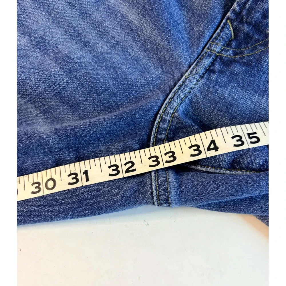 American Eagle Flex Mens 34x34 Medium Wash Straight Leg Denim Jeans Blue